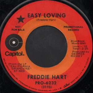 Easy Loving Single by Freddie Hart