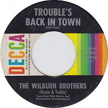 Single The Wilburn Brothers ( Decca 1962 )
