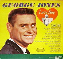 Lp cover George Jones ( Musicor 1966 )