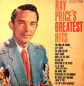 Lp cover Ray Price ( Columbia 1961 )