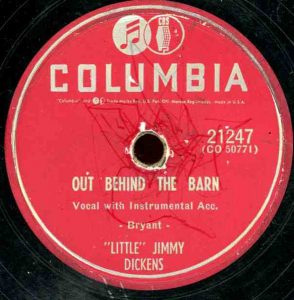 Little Jimmy Dickens - Out Behind The Barn
