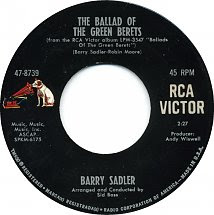 Single Barry Sadler ( RCA 1966 )