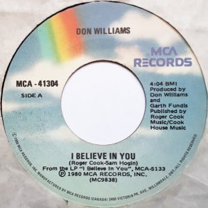Don Williams - I Believe in You