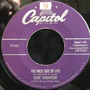 Hank Thompson - The Wild Side of Life