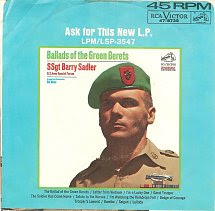 Single cover Barry Sadler ( RCA 1966 )