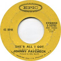 Single Johnny Paycheck ( Epic 1971 )