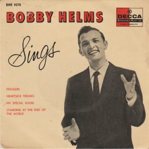 Cover EP Bobby Helms Decca 1958