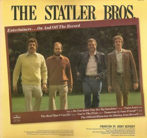 Cover LP The Statler Brothers Mercury 1978