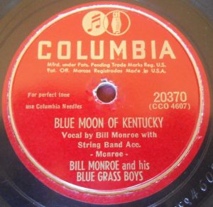Single Bill Monroe & His Blue Grass Boys Columbia 1947