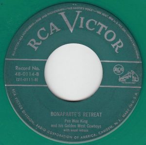 Single Bonaparte's Retreat RCA 1949