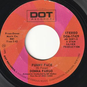 Single Donna Fargo Dot 1972