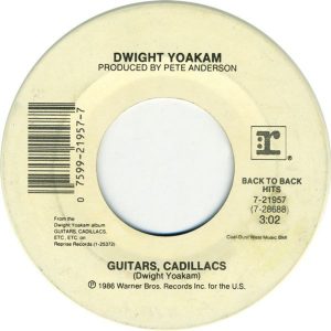 Single Guitars, Cadillacs Reprise 1986