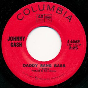Single Johnny Cash Columbia 1968