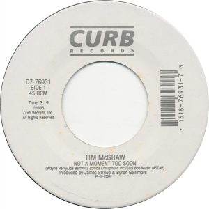 Single Not A Moment Too Soon Curb 1995