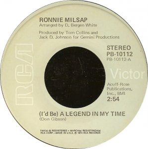 Single Ronnie Milsap RCA 1974