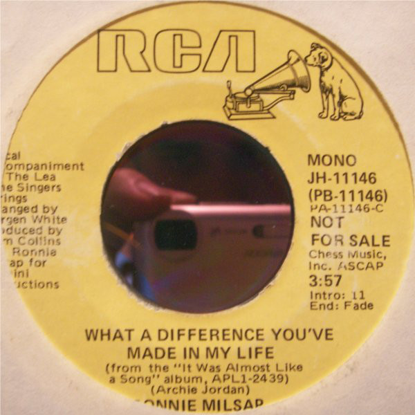 Ronnie Milsap What A Difference You ve Made In My Life Ronnie milsap what a difference you ve made in my life