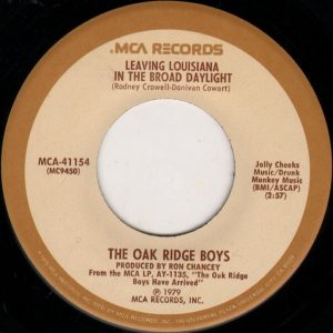 Single The Oak Ridge Boys MCA 1979