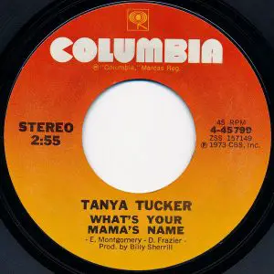 Single What's Your Mama's Name Columbia 1973