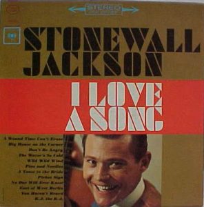 Cover LP Stonewall Jackson Columbia 1963