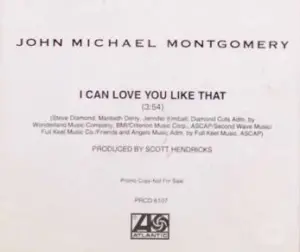 Cover for single I Can Love You Like That