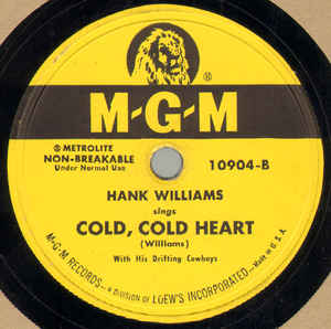 Single Hank Williams MGM 1951