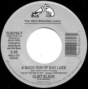 Single Clint Black RCA 1994