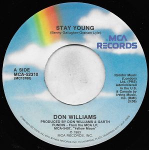 Single Don Williams MCA 1983