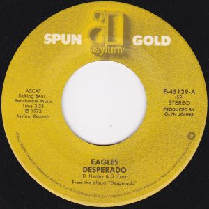 Single Eagles Asylum 1973