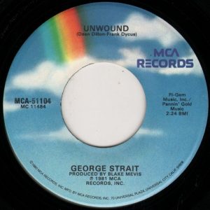 Single George Strait MCA 1981
