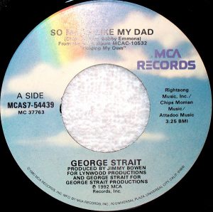 Single George Strait MCA 1992