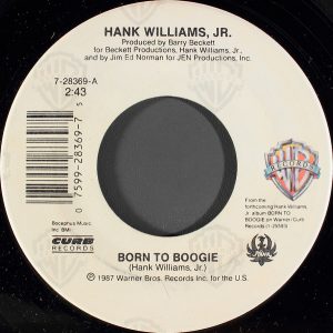 Single Hank Williams, Jr Warner 1987