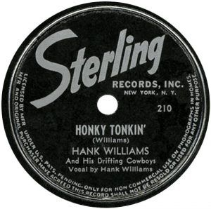 Single Hank Williams Sterling 1947