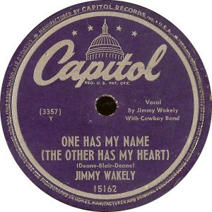 Single Jimmy Wakely Capitol 1948