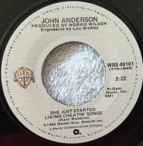Single John Anderson Warner 1980