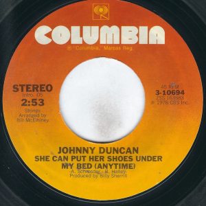 Single Johnny Duncan Columbia 1978