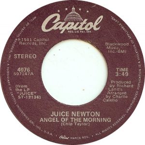 Single Juice Newton Capitol 1981