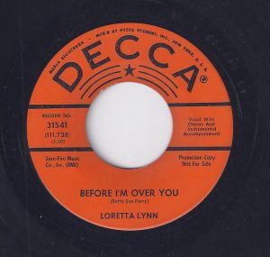 Single Loretta Lynn Decca 1963