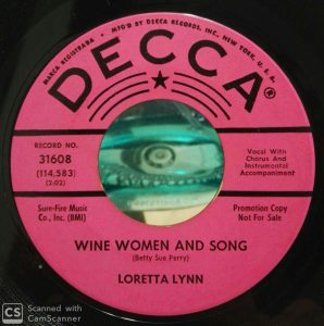 Single Loretta Lynn Decca 1964