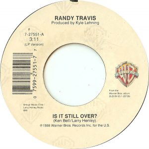 Single Randy Travis Warner 1988
