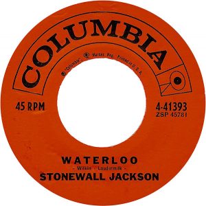 Single Stonewall Jackson Columbia 1959