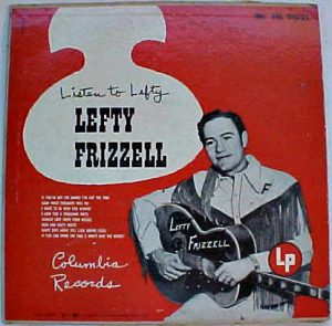 Cover LP Lefty Frizzell Columbia 1952