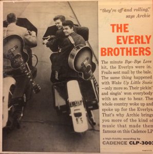 Cover LP The Everly Brothers Cadence 1958