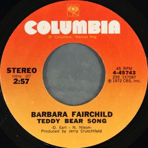 Single Barbara Fairchild Columbia 1972