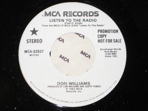 Single Don Williams MCA 1982