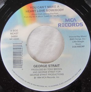 Single George Strait MCA 1994
