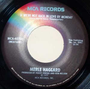 Single Merle Haggard MCA 1977