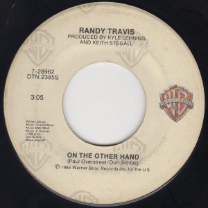 Single Randy Travis Warner 1985