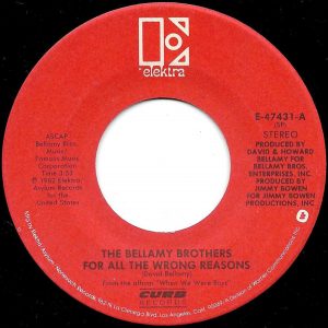 Single The Bellamy Brothers Elektra 1982