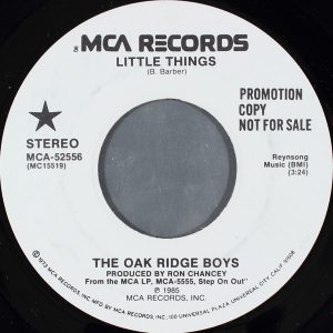 Single The Oak Ridge Boys MCA 1985
