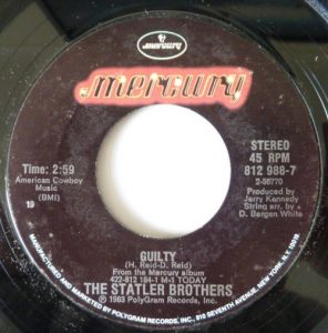 Single The Statler Brothers Mercury 1983